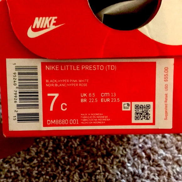 Multi Colored Nike Little Presto Sneakers! - Picture 3 of 5